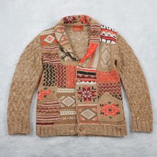 Missoni Strickjacke Herren Gr. L Cardigan Kamel Norweger Patchwork Aztec 1900€