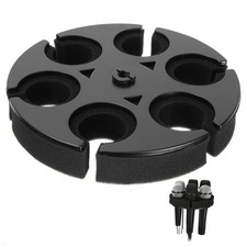 Multi Microphone Holder, Hold Up to 6 Microphones, Wired and Wireless Mic Hol...