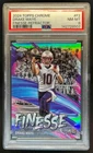 2024 Topps Chrome Drake Maye Finesse RC Refractor Rookie #F-2 Patriots PSA 8