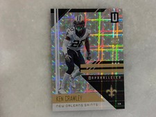 Ken Crawley 2018 Unparalleled Superplaid Rookie RC Saints 61/150 E56