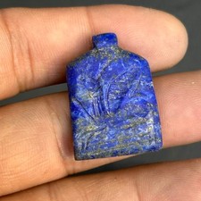 Beautiful old lapis lazuli Stone Roman intaglio pendant 