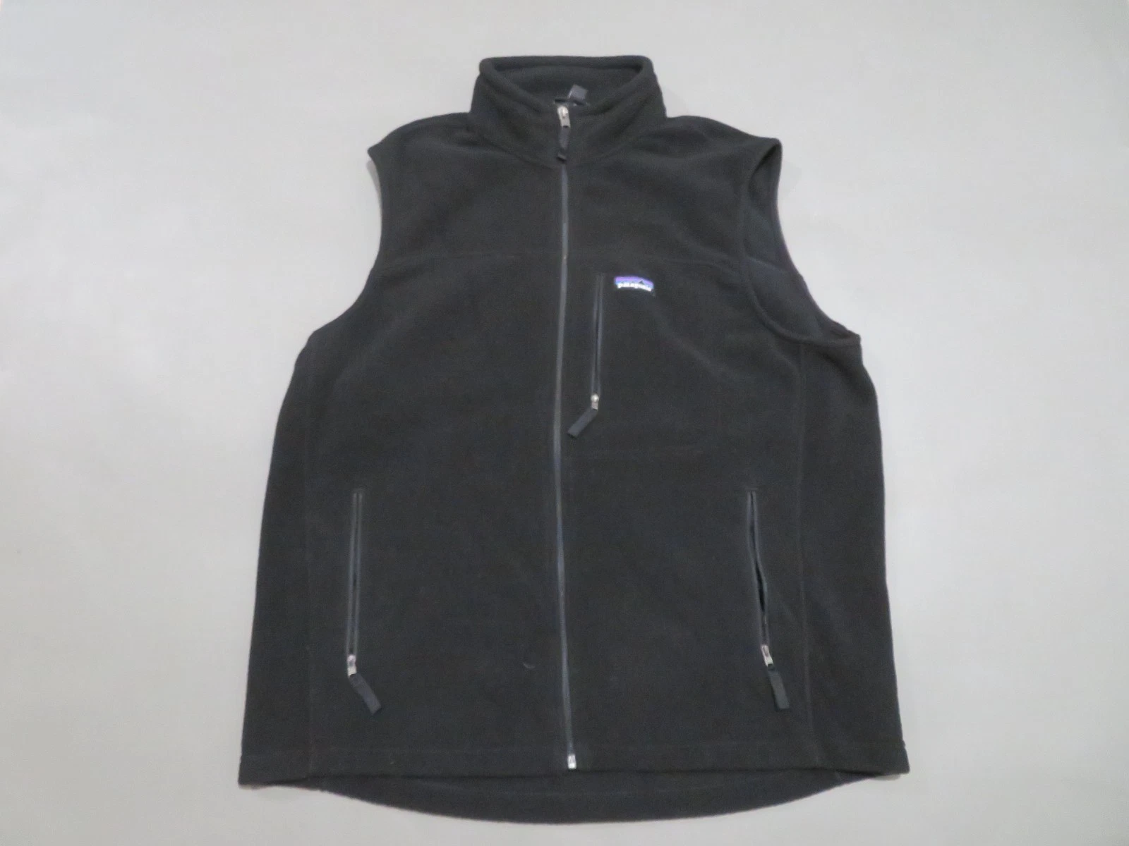 Patagonia Synchilla Vest Mens XL Fleece Full Zip Outdoors Hiking Worn Wear
