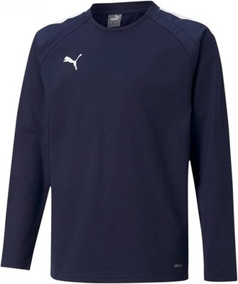 Puma Unisex Kids Team League Training Sweat Jr Sweater Size 128 Blue