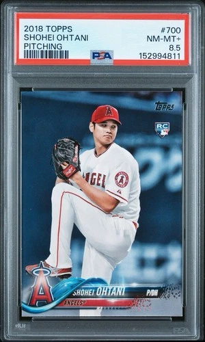 2018 Topps Shohei Ohtani #700 Rookie Card PSA 8.5 NM-MT+