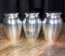 Small Urns for Human Ashes Keepsake Set of 3 Mini Cremation Urns for Ashes  
