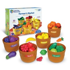 Learning Resources Farmer's Market Color Sorting Set, Toddler Sorting Toys