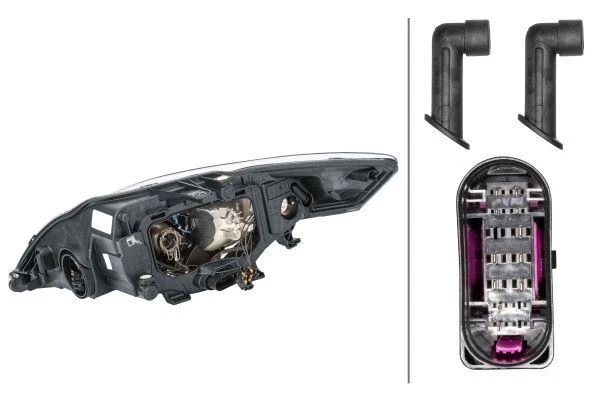 Faro derecho ford mondeo 07-15 (1zl 010 541-081) oem Hella Foto 4 de 4