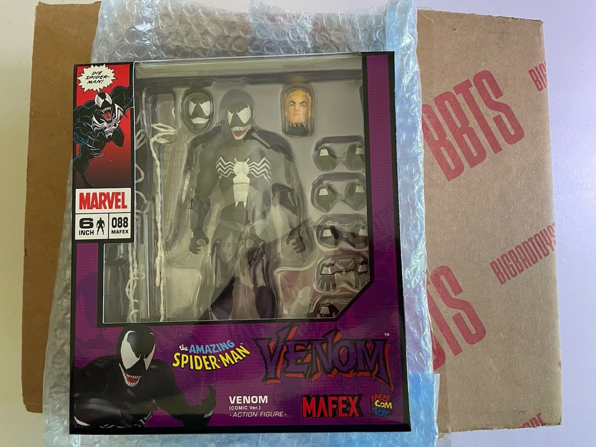 Reissue MEDICOM TOY MAFEX No.088 VENOM COMIC Ver. Spider-Man U.S 