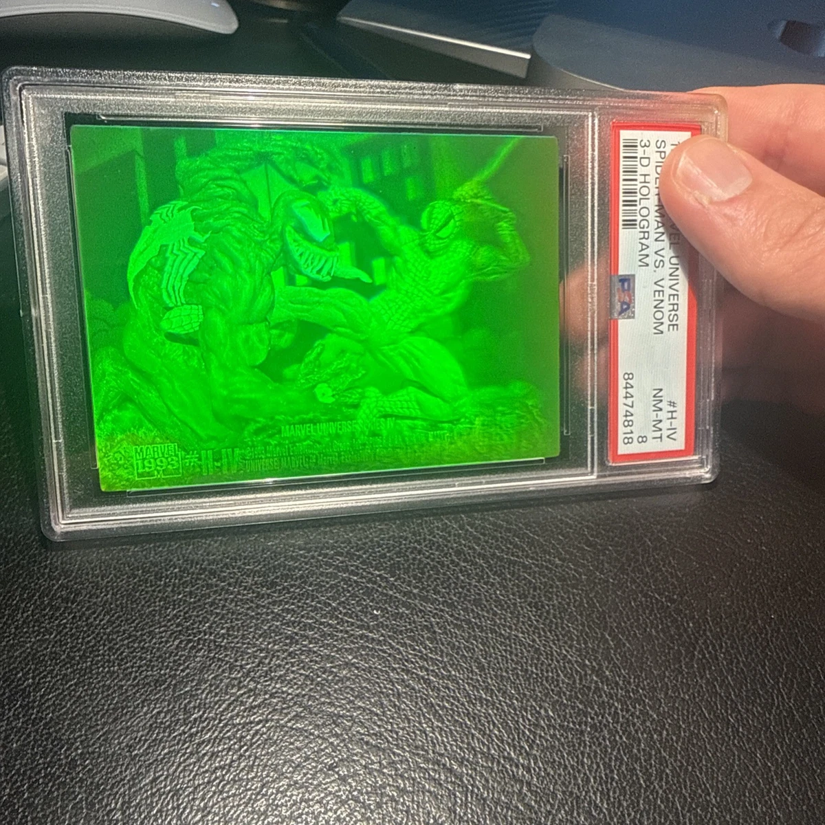Spiderman Venom Hologram In Spider-Man Trading Card Singles for