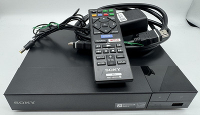 Sony Blu-Ray DVD BDP-S3700 Full HD 1080p Built in WiFi HDMI Cable Remote Bundle