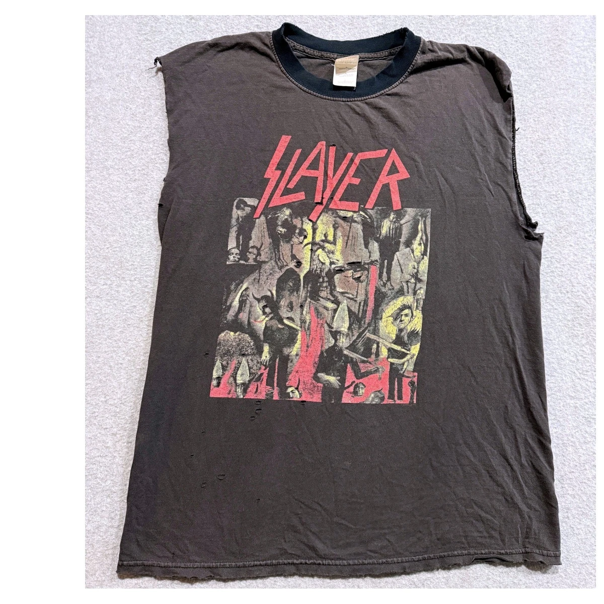 Punk Sleeveless Vintage T-Shirts for Men for sale | eBay