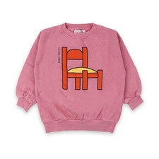 Bobo Choses Kids Chair Printing Sweatshirt Pink B225AC034 661 147569127