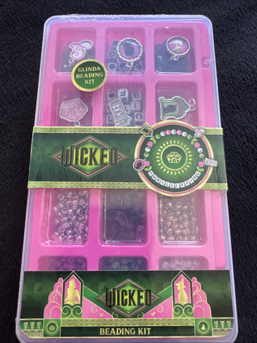 Wicked Movie Beading Kit Glinda New Make Your Own DIY Bracelets Necklaces - Picture 1 of 4