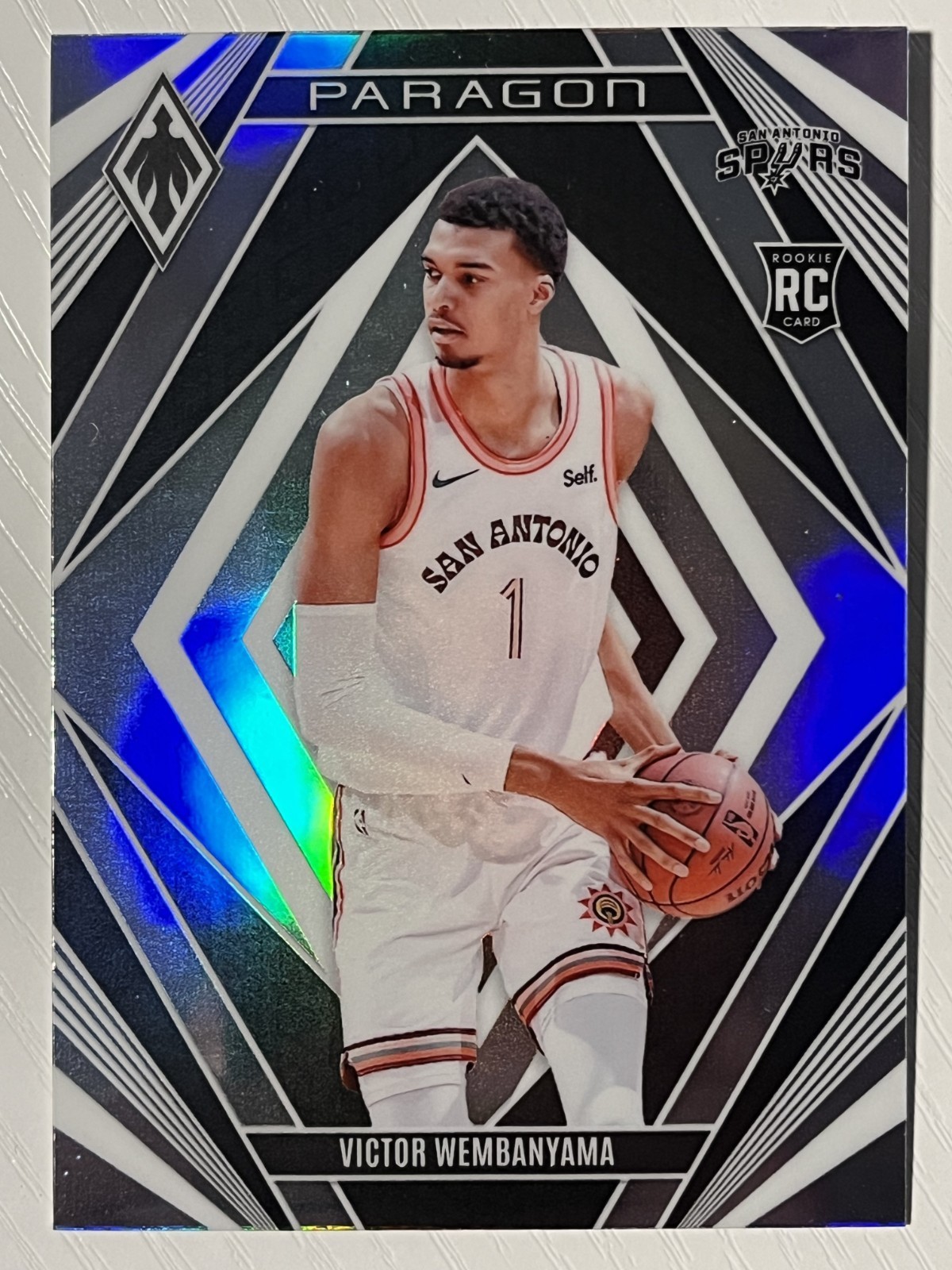 Victor Wembanyama 2023-24 Panini Phoenix Paragon Silver Prizm RC #13 Spurs