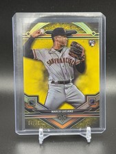 2024 Topps Triple Threads - #157 Marco Luciano Yellow Rookie Card /75