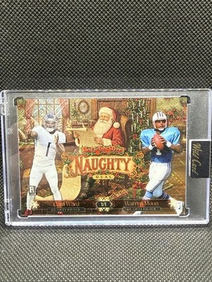 2025 Wild Card Holiday Hits Naughty Duel Cam ward And Warren moon 1/1