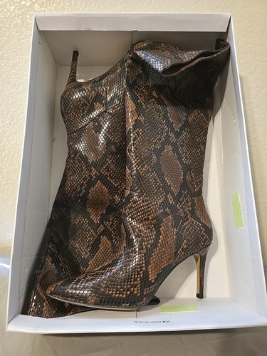 Steve Madden KINGA Knee High Boots in Brown Snake 🐍!! Women's Size US 7.5!!