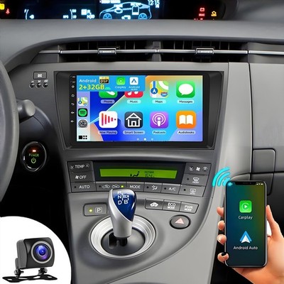 Android 15 For Toyota Prius 2010-2015 Carplay Car Stereo Radio 32GB GPS + Camera