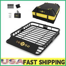 Roof Rack Basket200 Lbs Capacity Rooftop Cargo Carrier Basket200 Lbs 46 X36 Roof Rack Basket200 Lbs Capacity Rooftop Cargo Carrier Basket200 Lbs 46 X36