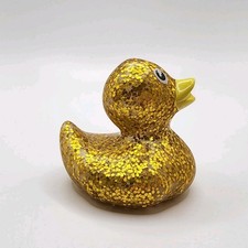 Gold Glitter Rubber Duck 2  Duck Bath Pool Jeep Toy