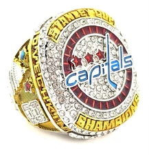 NHL / 2018 Washington Capitals Stanley Cup Championship Replica Ring / Ovechkin