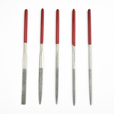 Set 5-teilig Set Feile Nadel Präzision Juwelier kleines Schmuck Metall Hand Holz Werkzeug