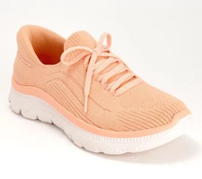 Skechers Women's Sz 6.5 Slip-ins Summits Washable Knit Sneakers Pink A679472