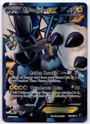 Thundurus EX (Team Plasma) (110 Full Art) - 110/116 PLF Ultra Rare Plasma Freeze