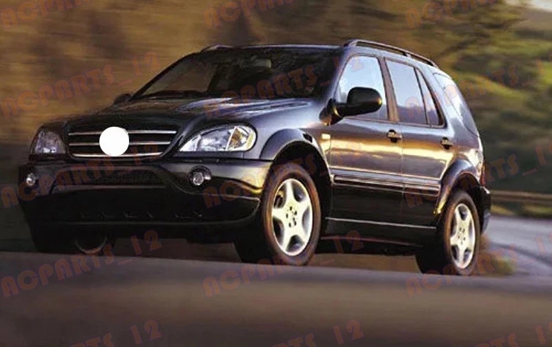 For Mercedes-Benz W163 ML 1998-2005 Left Side Headlight Clear Lens PC+Glue — 第 3/4 张图片