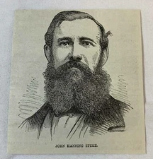1877 magazine engraving ~ explorer JOHN HANNING SPEKE