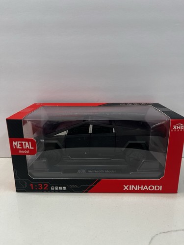 Rare Turquoise Tesla Cybertruck Metal Model 1:32 Xinhaodi Sound Light Open Box - Picture 2 of 2