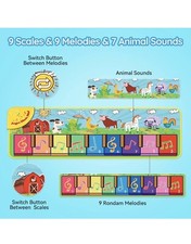 Farm Animals Musical Mat Floor Piano Toy Music Sound Keyboard Educational Play