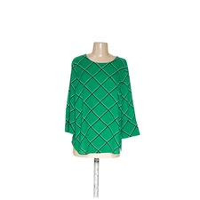 Charter Club Green Gingham Blouse