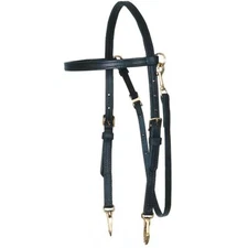 Billy Royal Arabian Training Bridle for Horses | 5/8" Hand-Rubbed Leather