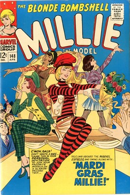 Millie The Model  #148    NEAR MINT-    April 1967   See creator names below....