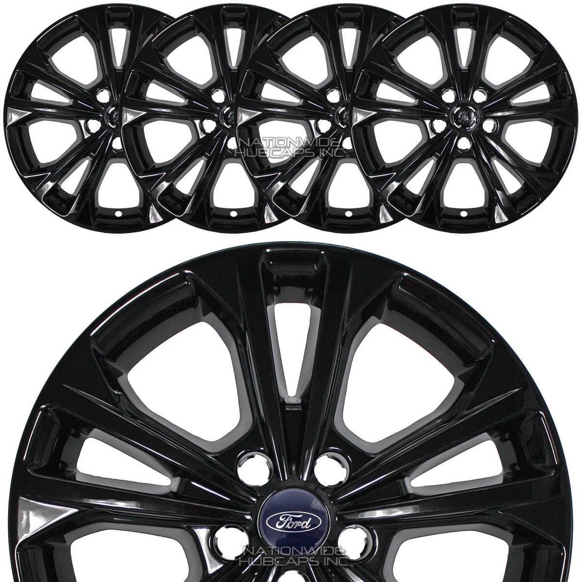4 Black 2017-2019 Ford Escape SE SEL 17