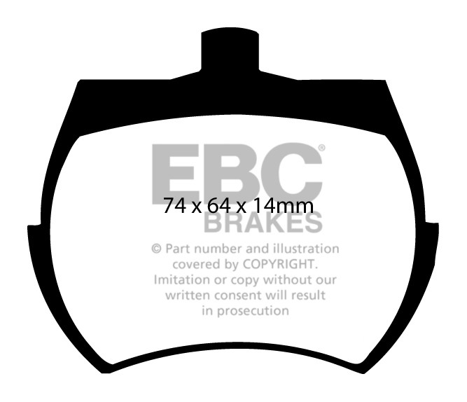 EBC Bluestuff Front Brake Pads for Skoda Kodiaq 2.0 TD 4WD (190 BHP) (2016 on) eBay
