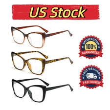 Premium Cateye Bifocal Tortoise Reading Glasses Women 1.0 1.5 2.0 2.5 3.0 3.5