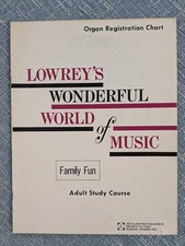 Lowrey's Organ Registration Chart