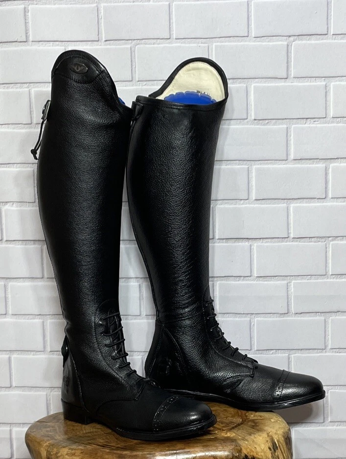 Bottes D'équitation Pour Enfants Taille US 11 - Cuir Noir - Marque The Eastern Shoe - Avec étiquettes Et Boîte