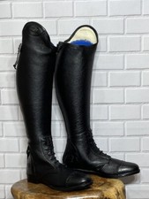 TuffRider Ladies Leather Belmont Field Boots - Size 11 Regular - BLACK