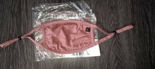 NEW Victoria Secret REUSABLE modal Face MAsk rosewood with gold V Logo