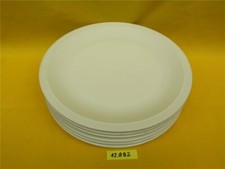 6 x Speiseteller &Oslash; 280 mm cp Colditz Germany Teller flach Essteller Menueteller