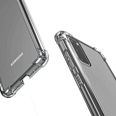 Hülle für Samsung Huawei iPhone Slim Fit Schutz Cover Aufprall Schutz Transparen - Bild 1 von 4