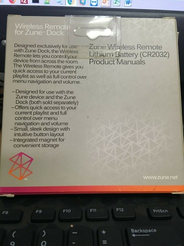 Zune Wireless Remote for Zune Dock - Picture 2 of 2