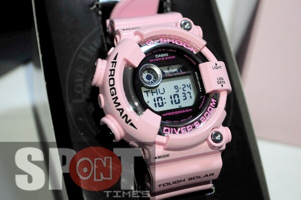 Casio Frogman ICERC Love The Sea & The Earth Pink Dolphin Whale