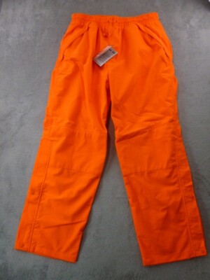 Wildfowler Outfitter Pants Mens Size 3XL Waterproof Blaze Orange Elastic Waist