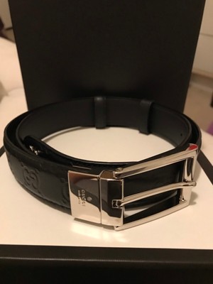 Gucci belt mint condition Gucci BN Green Leather GG Thin Belt - Vintage Lux main image 3