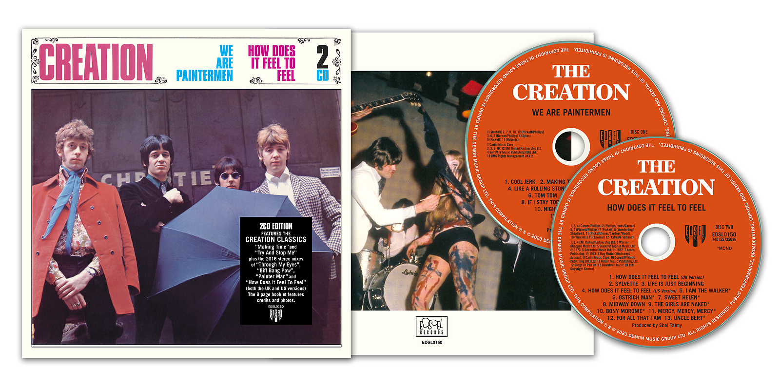 The Creation We Are Paintermen/How Does It Feel to Feel (CD) Deluxe  Album