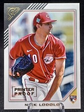 2022 Topps Gallery Printer Proof Nick Lodolo RC Rookie Card #89. rookie card picture